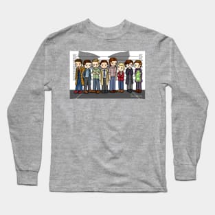 SuperWhoLock Lineup Long Sleeve T-Shirt